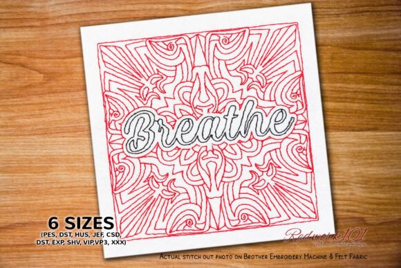 Breathe Word Redwork Embroidery: A Designer’s Honest Review