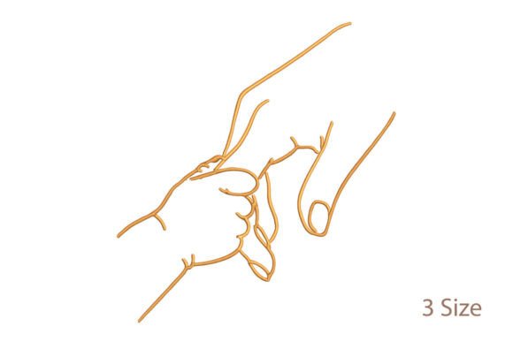 Father Love Embroidery Design