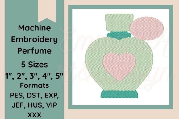 Perfume Bottle Machine Embroidery Design: A Designer’s Review for Small Business Branding