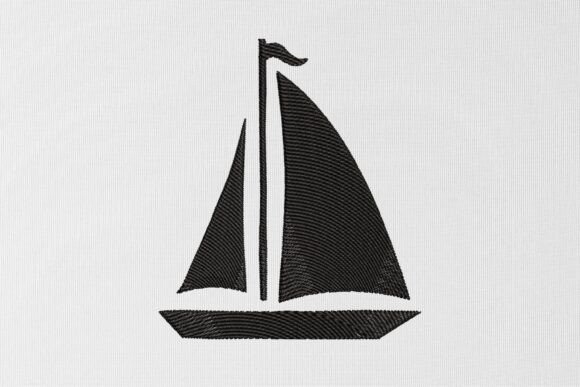 Sail Boat Embroidery Design Review for Boutique Sweatshirts